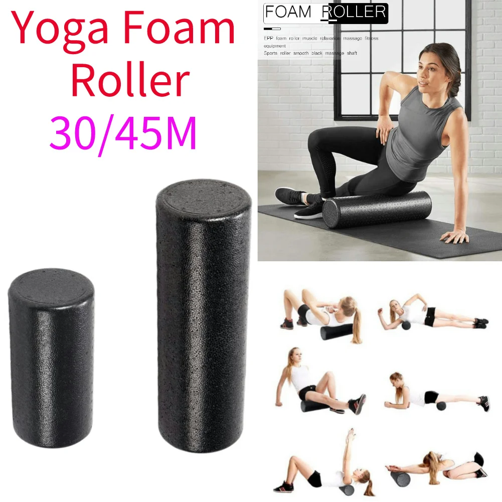 Pilates Yoga Exercises - Rouleau de massage en mousse pour