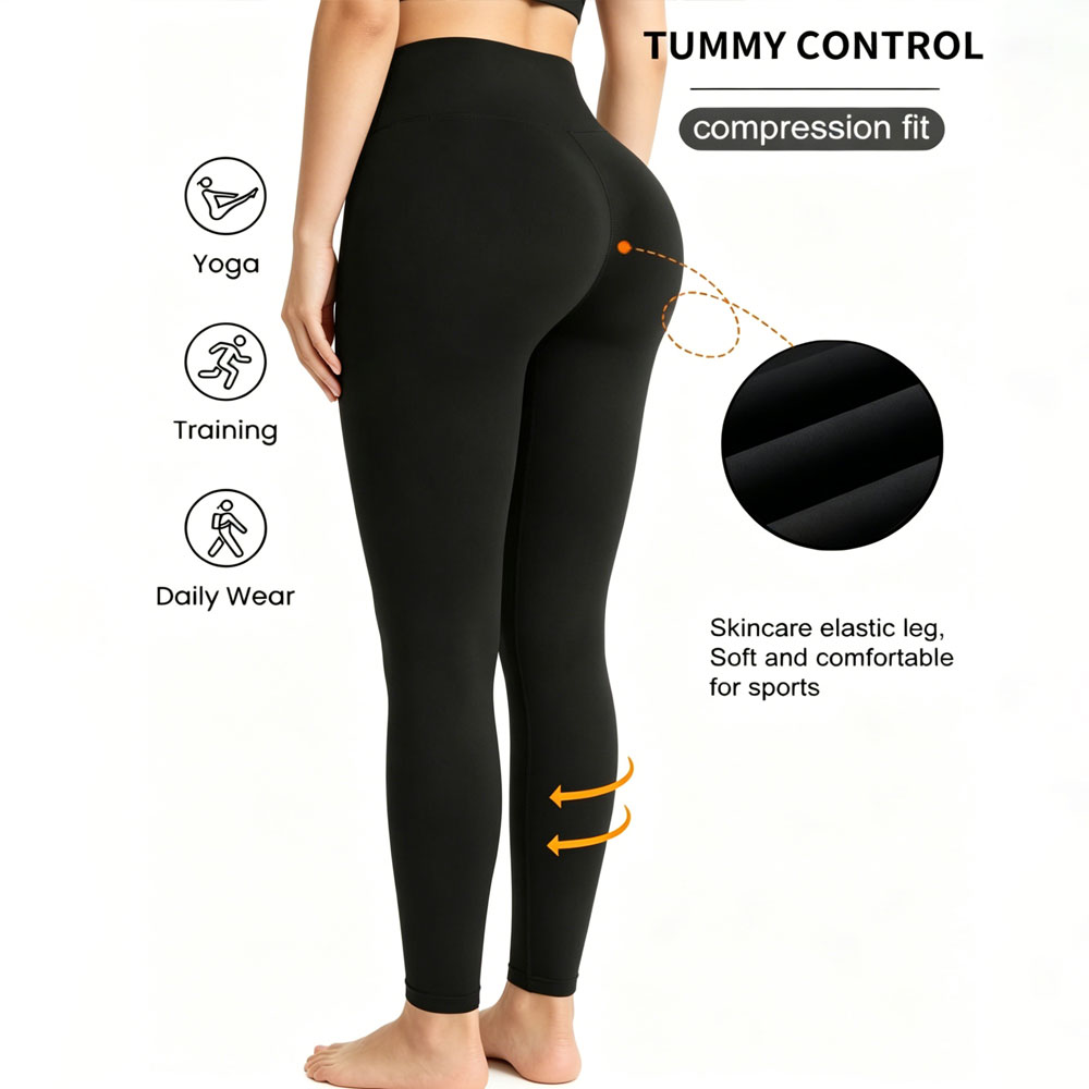Pilates Yoga And Gym - Leggings de sport pour femme, ultra-extensibles,