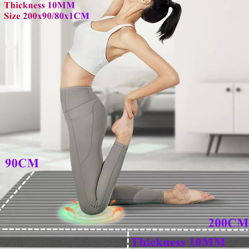 Pilates Yoga For Beginners - Tapis antidérapant de Yoga d'épaisseur 2000