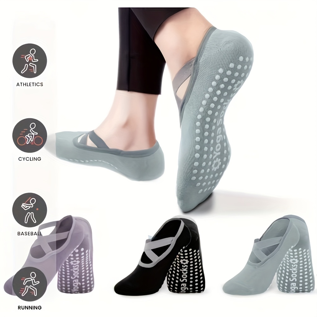Pilates Yoga Class - 3 paires de chaussettes de yoga