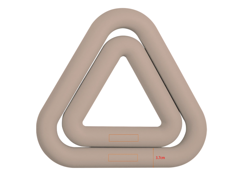 Anneau triangulaire en fer pou - Pilates Yoga Exercises avis et prix