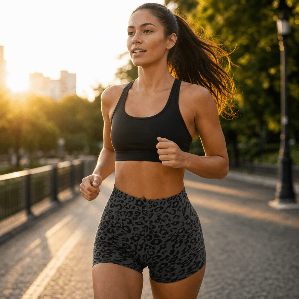Shorts de sport léopard taille - Pilates Yoga Oxford avis et prix